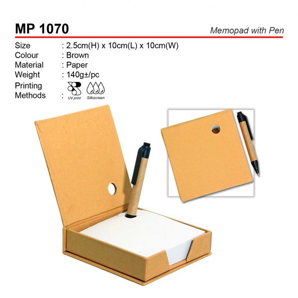 MP 1070 Memopad with Pen