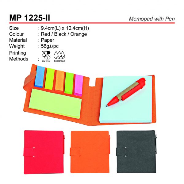 MP 1225-II Memopad with Pen