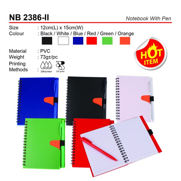 NB 2386-II Notebook with Pen