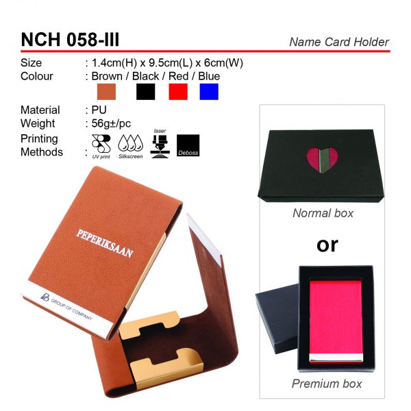 NCH 058-III Name Card Holder