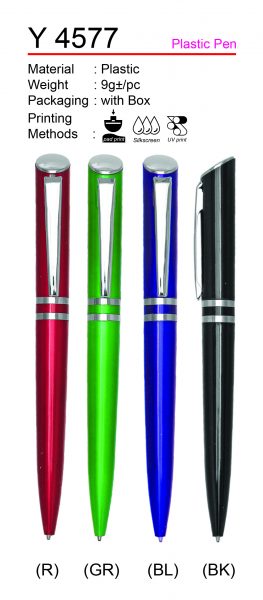 Y 4577 Plastic Pen