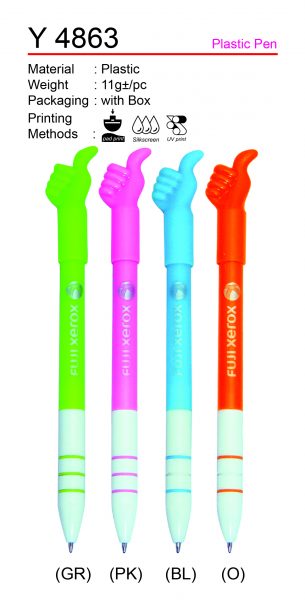 Y 4863 Plastic Pen