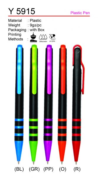 Y 5915 Plastic Pen