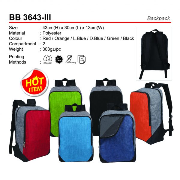 BB 3643-III Backpack