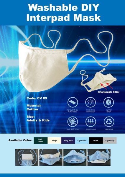 CV 09 Washable DIY Interpad Mask