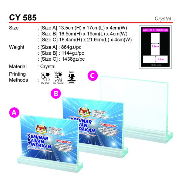 CY 585 Crystal