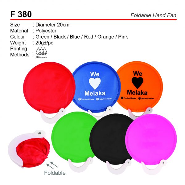 F 380 Foldable Hand Fan