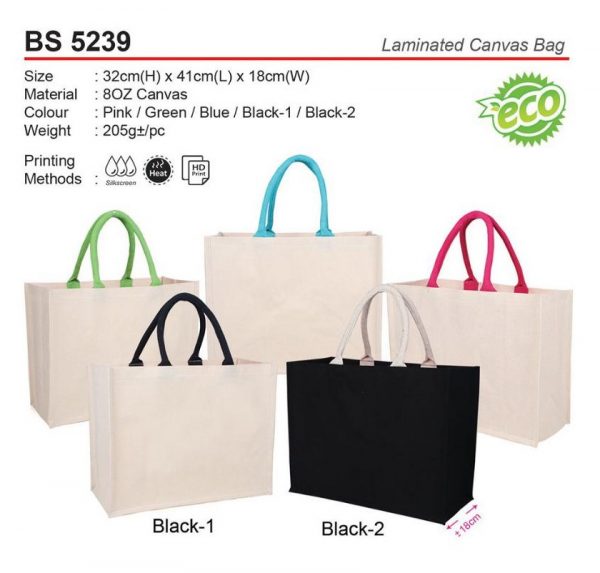 BS 5239 Laminated Canvas Bag