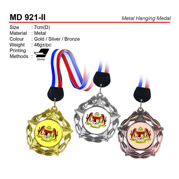 MD 921-II Metal Hanging Medal