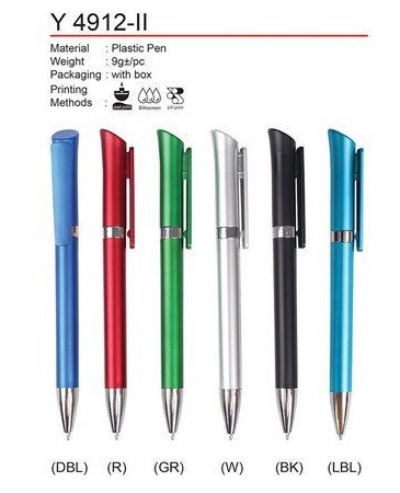 Y 4912-II Plastic Pen