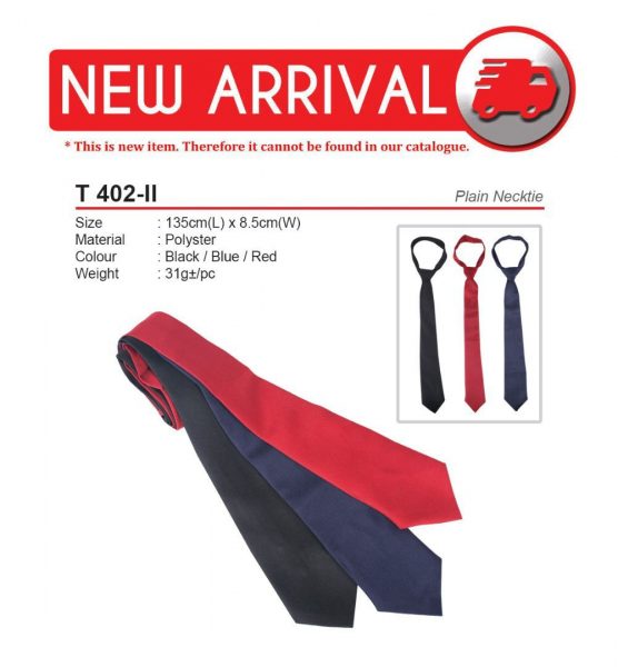 T 402-II Plain Necktie