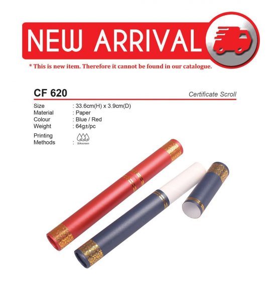 CF 620 Certificate Scroll