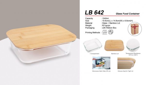 LB 642 Glass Food Container