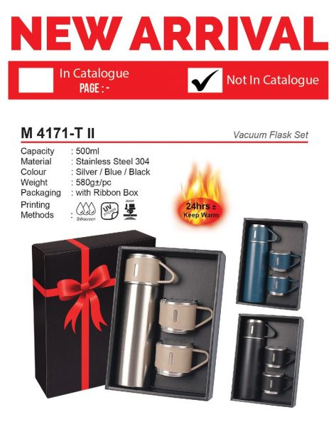 M 4171-T II Vacuum Flask Set