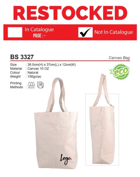 BS 3327 Canvas Bag