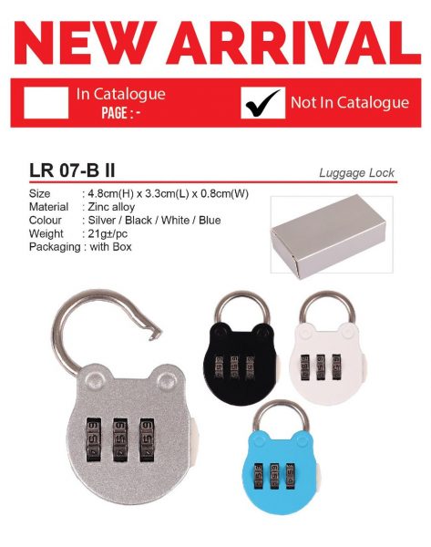 LR 07-B II Luggage Lock