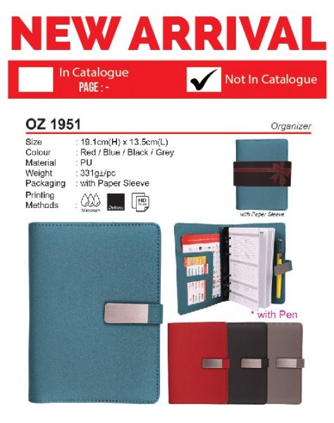 OZ 1951 Organizer