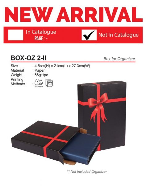 BOX-OZ 2-II Box for Organizer
