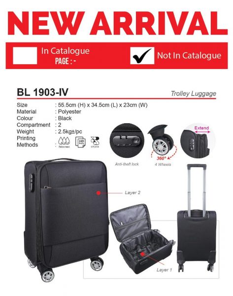BL 1903-IV Trolley Luggage