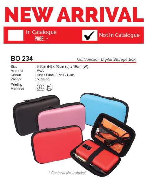 BO 234 Multifunction Digital Storage Box
