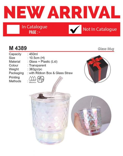 M 4389 Glass Mug