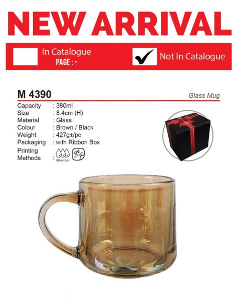 M 4390 Glass Mug