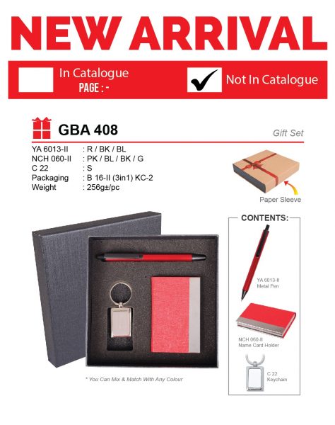 GBA 408 Gift Set