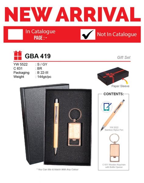 GBA 419 Gift Set