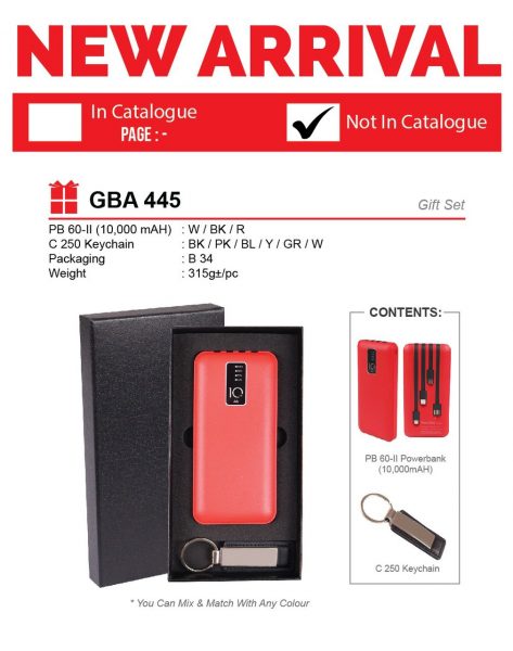 GBA 445 Gift Set