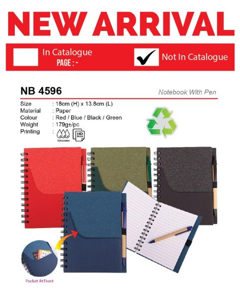 NB 4596 Notebook With Pen