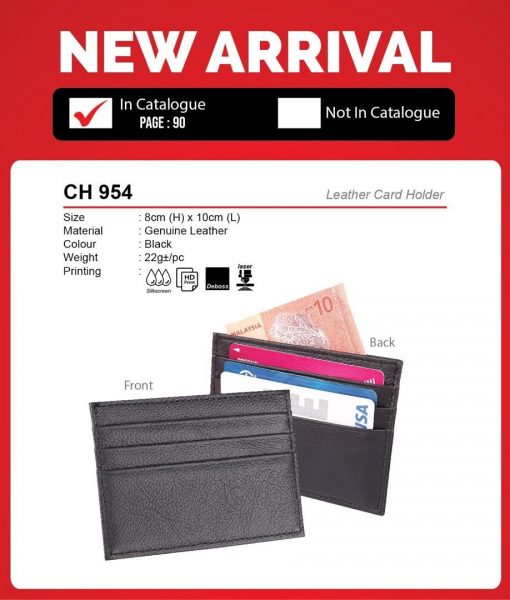 CH 954 Leather Card Holder