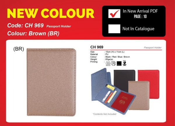 CH 969 Passport Holder