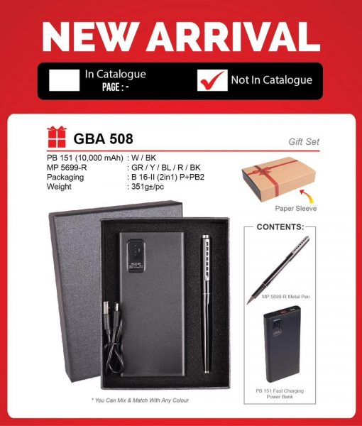 GBA 508 Gift Set