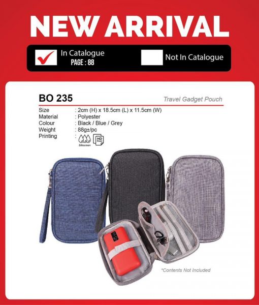 BO 235 Travel Gadget Pouch