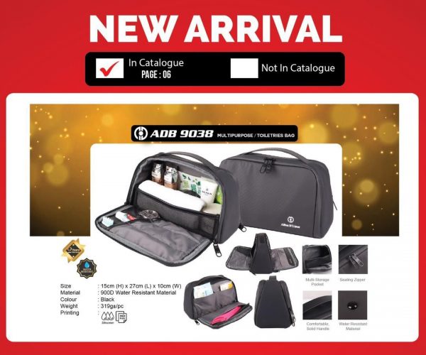 ADB 9038 Multipurpose & Toiletries Bag