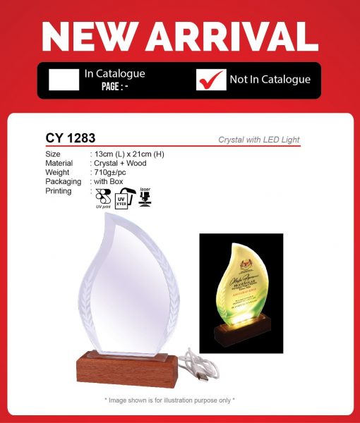 CY 1283 Crystal with LED Light