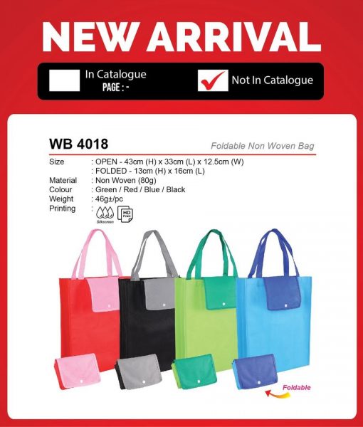 WB 4018 Foldable Non Woven Bag
