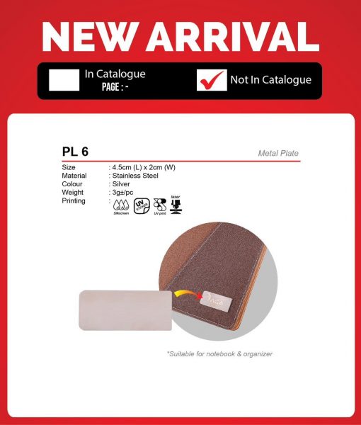 PL 6 Metal Plate