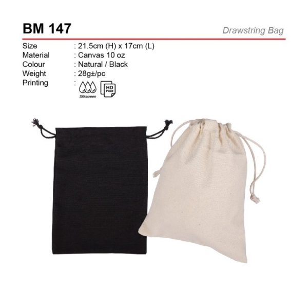 BM 147 Drawstring Bag