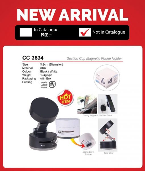 CC 3634 Suction Cup Magnetic Phone Holder